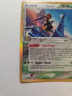 Beedrill 1/113 Pokemon EX Delta Species Reverse Holo Stamped - Image 5