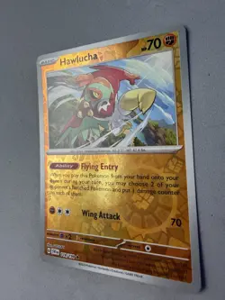 Pokemon TCG * Scarlet & Violet * 118/198 Hawlucha REVERSE HOLO RARE * FRESH PK - Image 2