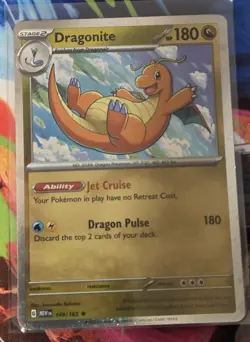 Gengar (Cosmos Holo) SV 151 EN 094/165 Pokemon Sams Club promo + Dragonite - Image 4