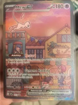 Mew ex #053 Pokemon 2023 Scarlet & Violet Promos NM Special Art Rare - Image 1