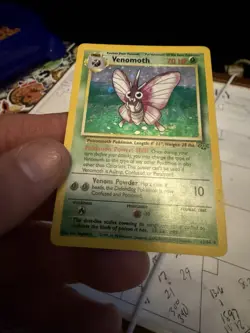 Pokemon Venomoth Holo Jungle 13/64 Rare Vintage 1999 NM - Image 2