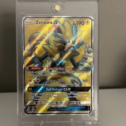 Pokemon Zeraora GX Full Art Ultra Rare Holo 201/214 Lost Thunder 190 HP - Image 2