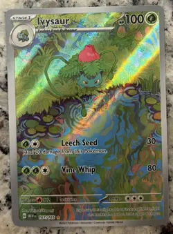 Ivysaur 167/165 Illustration Rare! English 151!! Pokemon TCG - Image 1