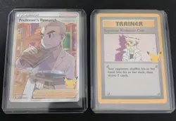 Pokemon 25th Anniversary Professor Oak Card Lot Of 2 NM - Image 1