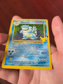 Pokemon TCG Blastoise Celebrations Classic Collection Card 2/102 - Image 3