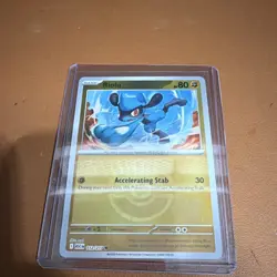 Pokemon Riolu 112/217 Basic Regular Card HP 80 Attack 30 Pokemon TCG Card Stock - Image 1