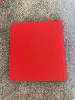 Vault X - 12 Pocket Trading Card Zip Binder 480 Cards - Red - Image 2