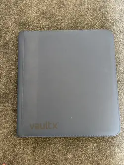 Vault X - 12 Pocket Trading Card Zip Binder 480 Cards - Blue - Image 1