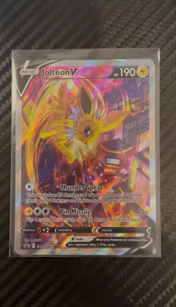 Jolteon V SWSH183 SWSH: Sword & Shield Promo Cards Holo - Image 1