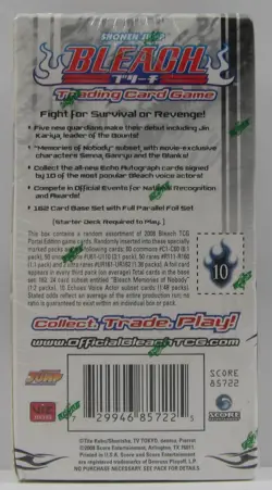 Shonen Jump Bleach Trading Card Game: Portal Display Box of 12 Packs NEW SEALED - Image 2