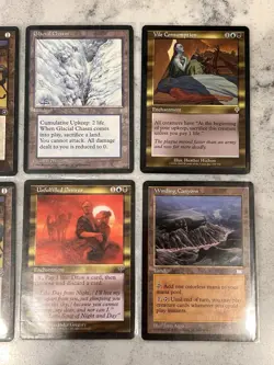 MTG 8 card Lot: 1995-2000 Gold / Artifact / Red / Land - Image 3