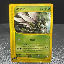 Pokemon TCG Card - Scyther Aquapolis 106/147 Non Holo LP - Image 1