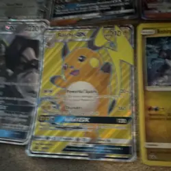 Pokemon TCG *JUMBO GX/V Lot 17x Holo Cards - Pikachu, Gyarados, Vaporeon, Raichu - Image 5