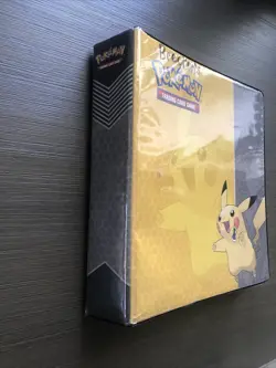 Pokemon Binder - 2” Pikachu 3 Ring Binder with about 300 cards contains 30 pages - Image 2