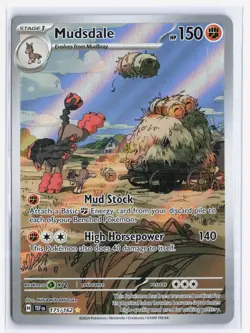 Pokemon TCG Cards Mudsdale 175/162 Illustration Rare Temporal Forces - NM - Image 1