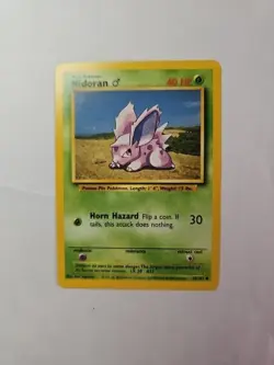 Pokemon Nidoran M 83/110 Reverse Holo Legendary Collection Card HP - Image 1