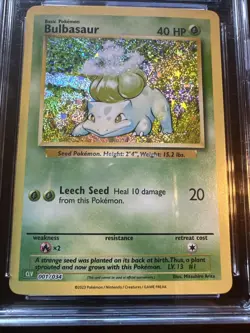 Pokemon TCG Bulbasaur Classic Collection 2023 Holo Card 001/034 CGC Mint 10 - Image 1