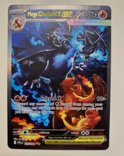 Mega Charizard X EX Rare Card 🎨 Full Art 🎉brand New Mint Condition - Image 1