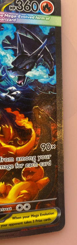 Mega Charizard X EX Rare Card 🎨 Full Art 🎉brand New Mint Condition - Image 2