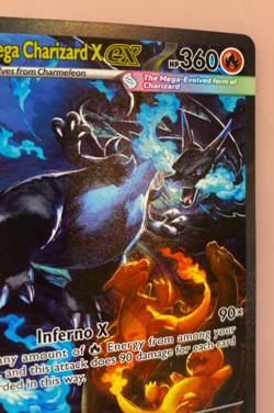 Mega Charizard X EX Rare Card 🎨 Full Art 🎉brand New Mint Condition - Image 4
