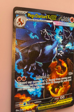 Mega Charizard X EX Rare Card 🎨 Full Art 🎉brand New Mint Condition - Image 5