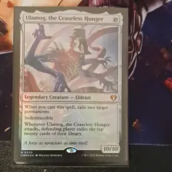 Ulamog, the Ceaseless Hunger Commander Masters Foil Mythic Eldrazi Colorless Wi… - Image 1