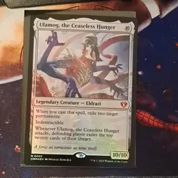 Ulamog, the Ceaseless Hunger Commander Masters Foil Mythic Eldrazi Colorless Wi… - Image 3