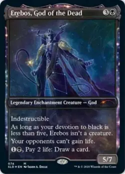MTG Erebos, God of the Dead - Foil, Light Play, English Secret Lair Drop Series - Image 1
