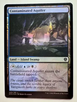 Contaminated Aquifer Foil (245) Dominaria United DMU MTG Magic - Image 1