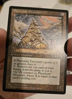 MTG Magic the Gathering Alliances Phyrexian Devourer NM+ Condition - Image 1