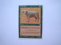 Zodiac Ox - NM - Portal Three Kingdoms - MTG Magic the Gathering P3K - Image 1