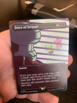 Force of Despair 1936 Non-Foil Secret Lair SpongeBob Internet Sensation - Image 1