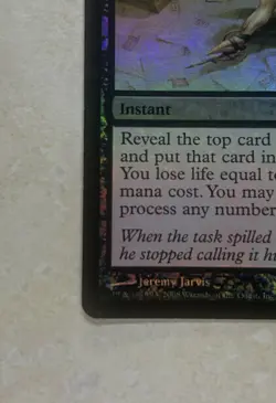 Slightly Played, English - 1 x MTG Ad Nauseam - Foil Shards of Alara - Image 4