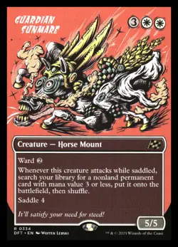 Guardian Sunmare Borderless Aetherdrift MTG - Image 1