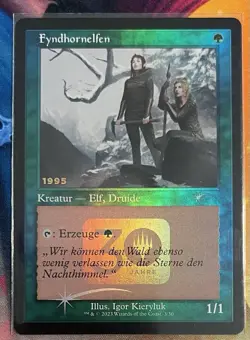 MTG Foil - Fyndhorn Elves - From The Vault 20 Promo - Magic the Gathering - Image 1