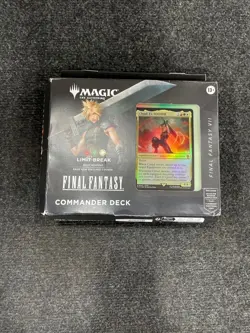 MTG: Limit Break Final Fantasy Commander Deck, Dented, AS-IS, No Returns - Image 1