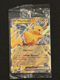 Carta Pokemon PIKACHU EX 063/193 Sealed Evoluzioni a Paldea PAL Holo Rara ITA NM - Image 1