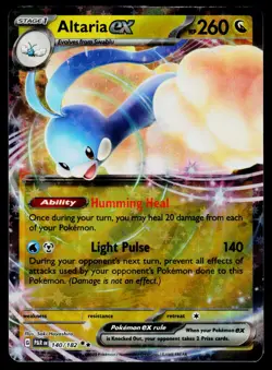 Altaria ex 140/182 Double Rare Paradox Rift Pokemon LP - Image 1