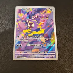 Pokemon Gastly Illustration Rare Holo 177/162 SV05 Temporal Forces 2024 - Image 2
