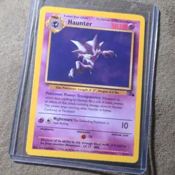 Pokemon TCG Haunter Fossil Regular Uncommon 21/62 50 HP English Wizards 1999 - Image 1