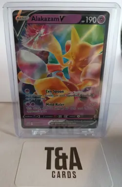 Pokemon TCG Alakazam V Sword & Shield Promo SWSH083 - Near Mint - Image 1
