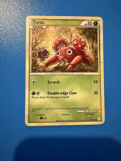 Pokemon- Paras Heartgold & Soulsilver 76/123 Regular Common NM/LP - Image 1