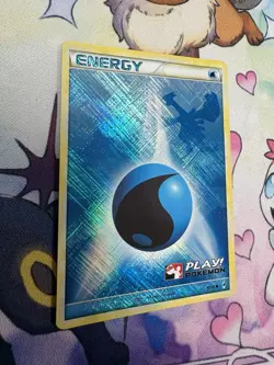 2011 POKEMON CALL OF LEGENDS LUGIA WATER ENERGY 90/95 PLAY! STAMPED HOLO NM A - Image 2