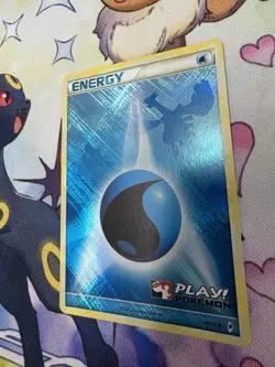 2011 POKEMON CALL OF LEGENDS LUGIA WATER ENERGY 90/95 PLAY! STAMPED HOLO NM A - Image 3
