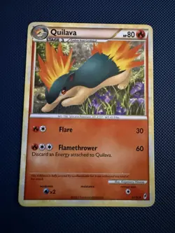 2011 Pokemon HeartGold & SoulSilver - Call of Legends - Quilava - 49/95 - Image 1