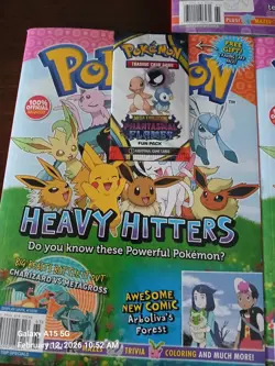 Pokemon 100% Official Magazine Activity Adventure WITH BOOSTER PACK! - Image 3