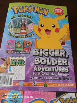 Pokemon 100% Official Magazine Activity Adventure WITH BOOSTER PACK! - Image 4