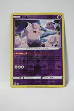 Clefairy 062/196 Common Lost Origin Pokemon Reverse Holo NM - Image 1