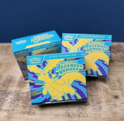 Pokemon Ascended Hero’s Elite Trainer Box ETB New/Sealed Same Day Dispatch X3 🌟 - Image 1