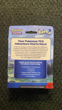 Pokemon My First Battle Starter Deck Kit 2023 - 2 Mini Decks Pikachu Bulbasaur - Image 2